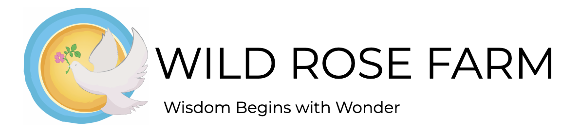 Wild Rose Farm — Wisdom Begins with Wonder logo